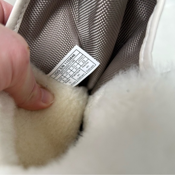 Ugg Tahoe Waterproof Boots in Cream - Picture 7 of 13